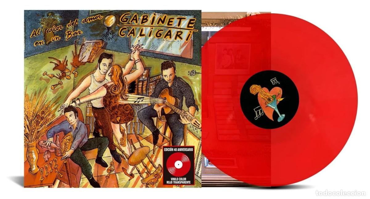 Discos de vinilo: Gabinete Caligari Al calor del amor en un bar (40 Aniversario LP Edici&oacute;n Limitada Firmada Color)