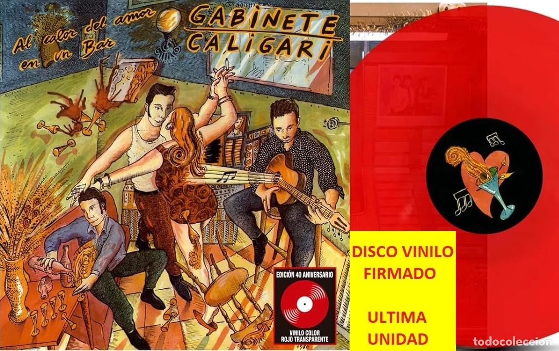 Discos de vinilo: Gabinete Caligari Al calor del amor en un bar (40 Aniversario LP Edici&oacute;n Limitada Firmada Color)