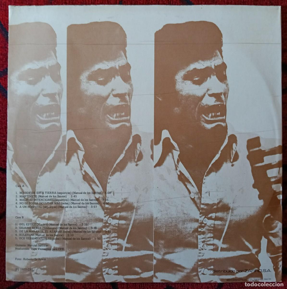 Discos de vinilo: AGUJETAS ** En La Verea ** VINILO LP 1976 - Foto 2