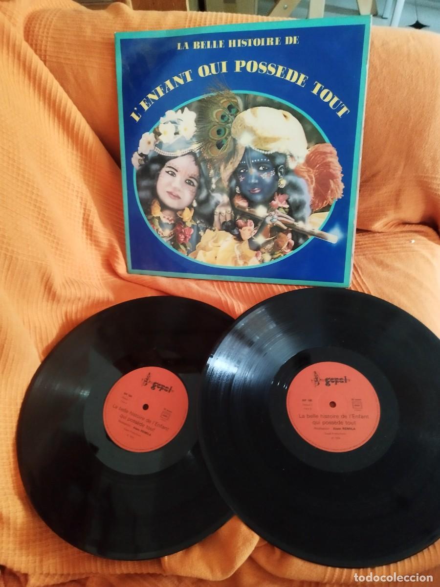 Discos de vinilo: Various &ndash; La Belle Histoire De L'Enfant Qui Poss&egrave;de Tout. Doble vinilo lp.
