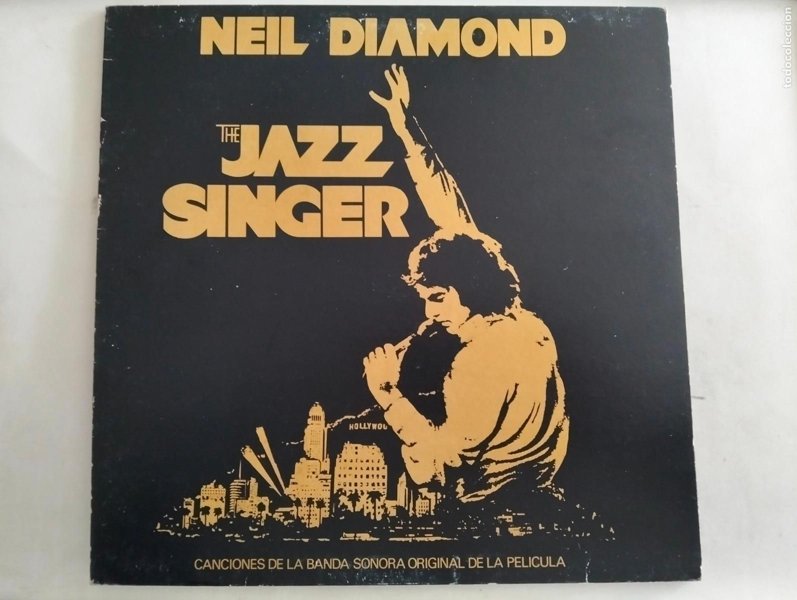 Discos de vinilo: NEIL DIAMON, DISCO LP THE JAZZ SINGER, EDITADO EMI-CAPITOL, A&Ntilde;O 1980
