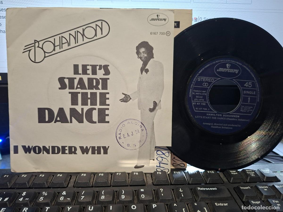 Discos de vinilo: HAMILTON BOHANNON - LET'S START THE DANCE / I WONDER WHY - SINGLE DE VINILO C- 33