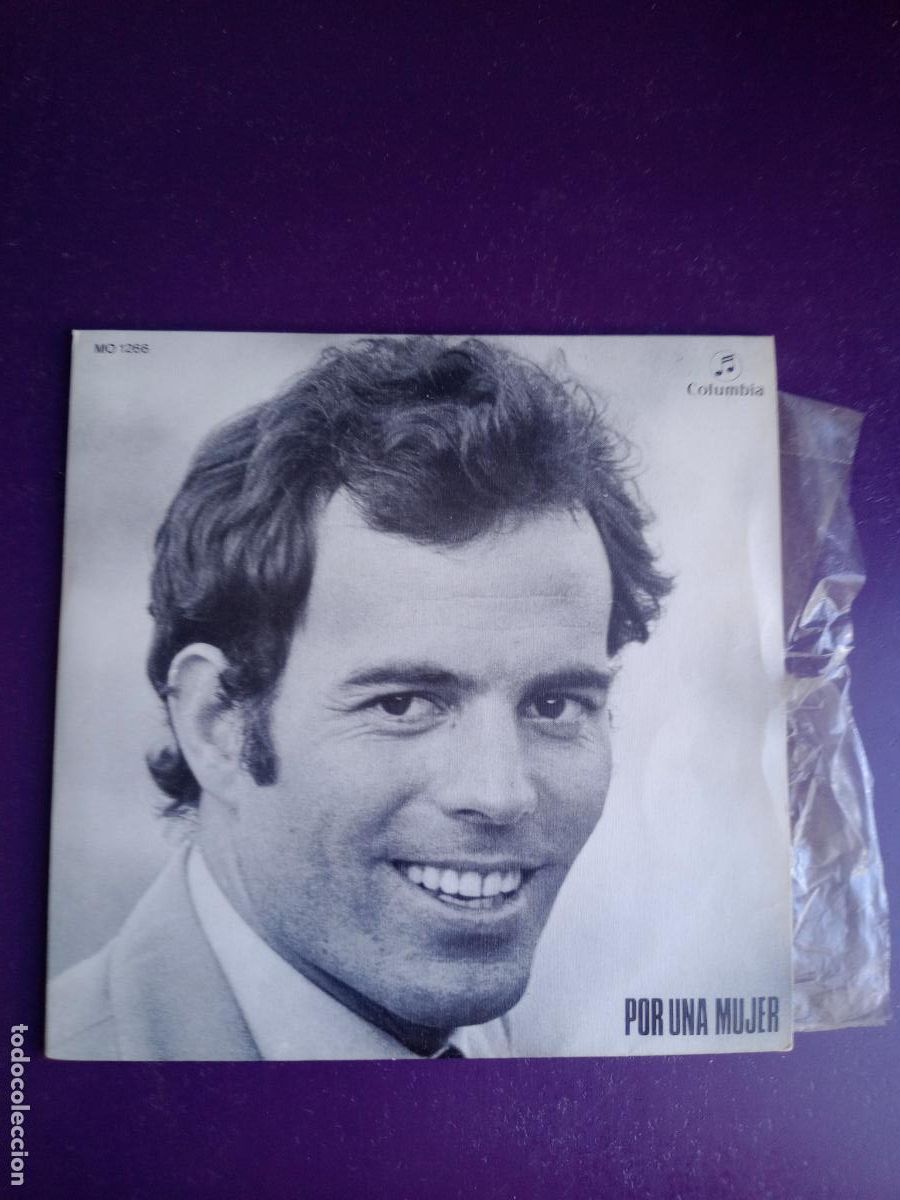 Discos de vinilo: Julio Iglesias &ndash; Por Una Mujer - Sg COLUMBIA 1972 - MUY POCO USO - VERSION NEIL DIAMOND