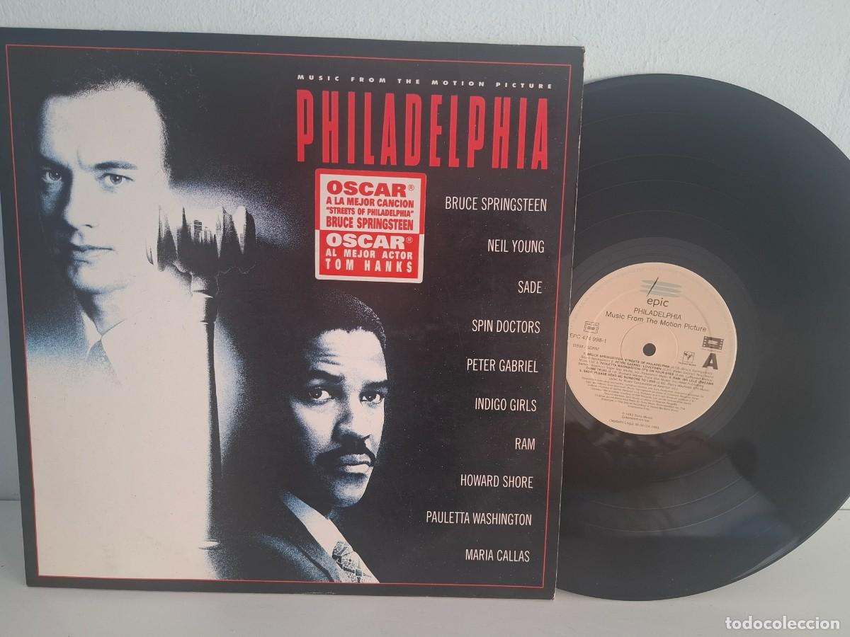 Discos de vinilo: PHILADELPHIA -Music from the motion picture . Lp. spain 1993