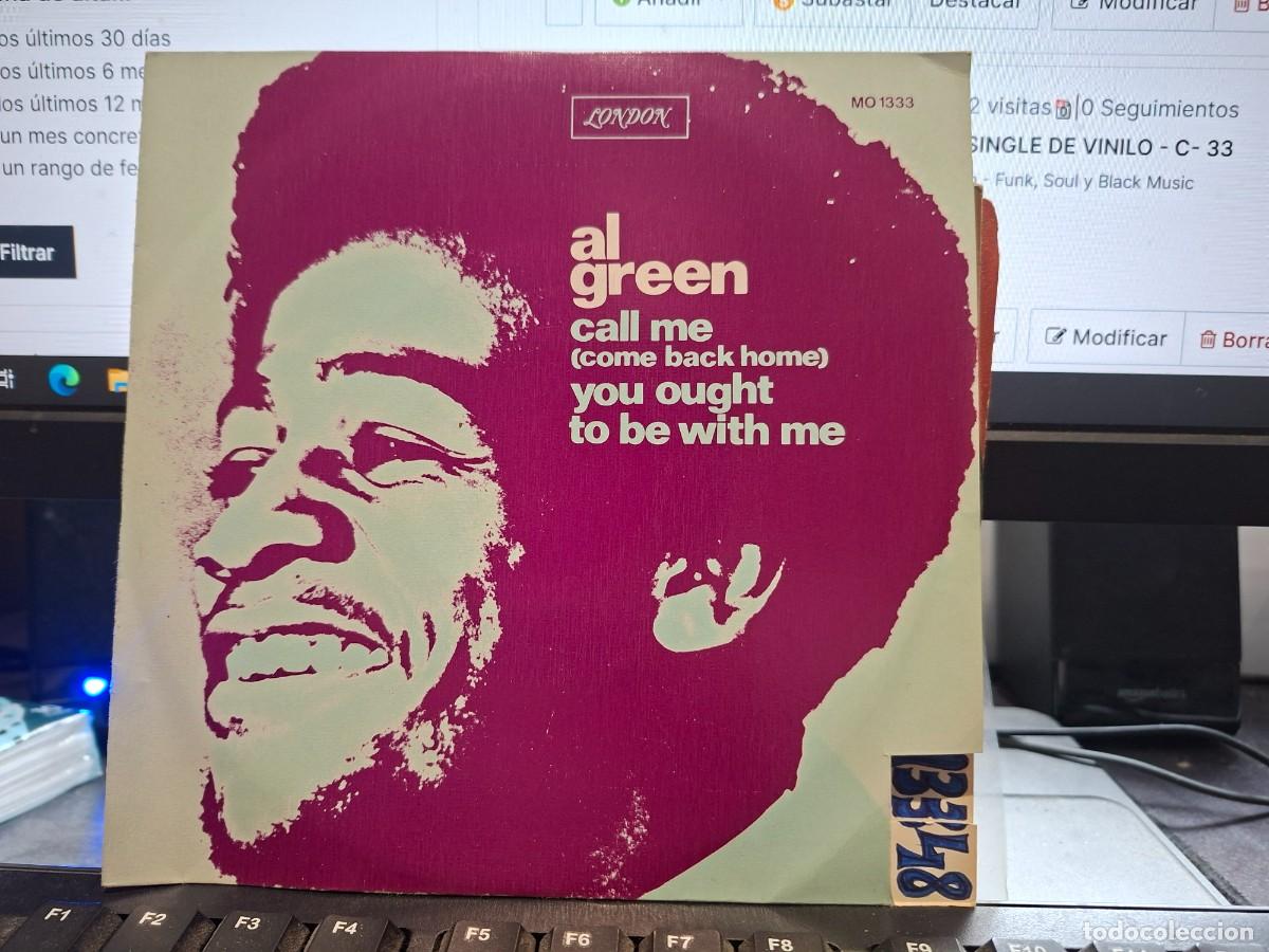 Discos de vinilo: AL GREEN - CALL ME - SINGLE DE VINILO - C- 33