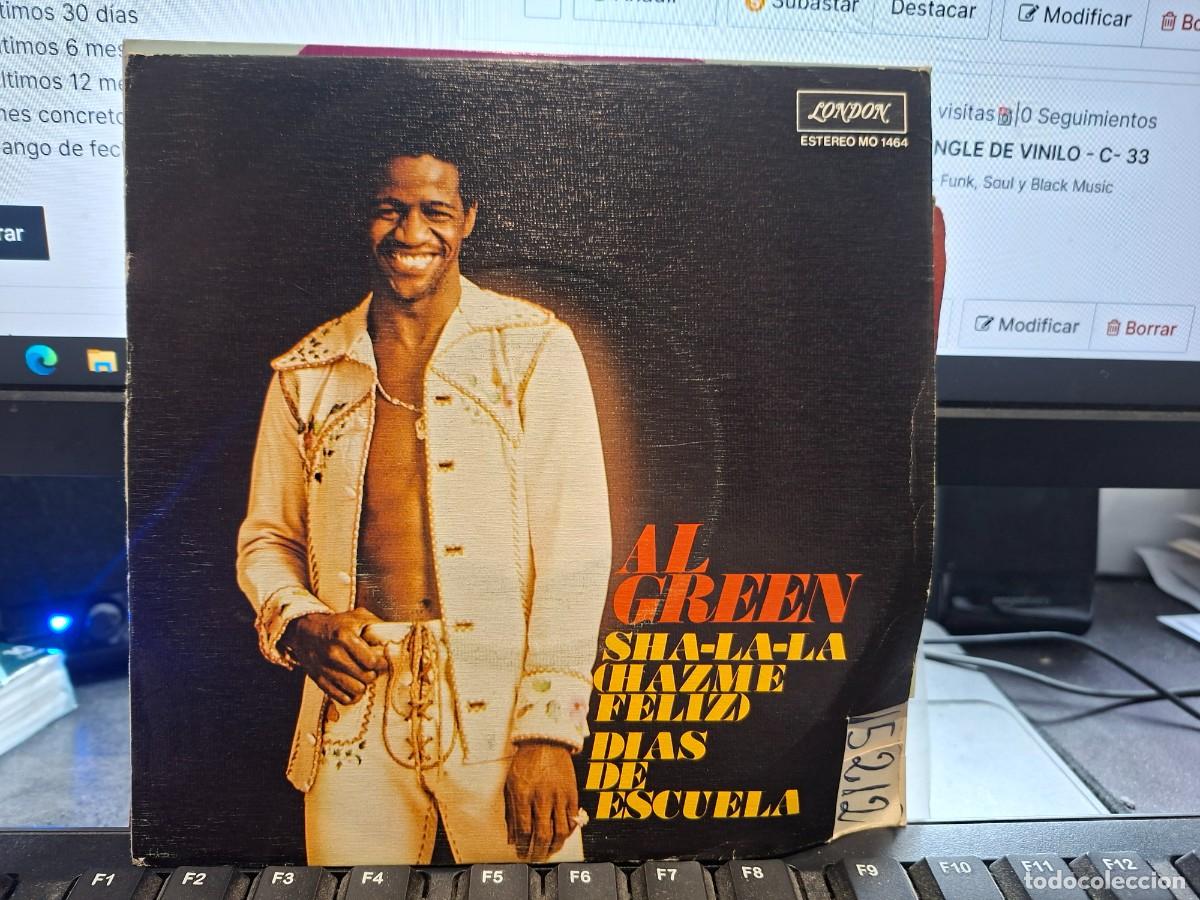 Discos de vinilo: AL GREEN - SHA LA LA ( HAZME FELIZ ) - SINGLE DE VINILO - C- 33