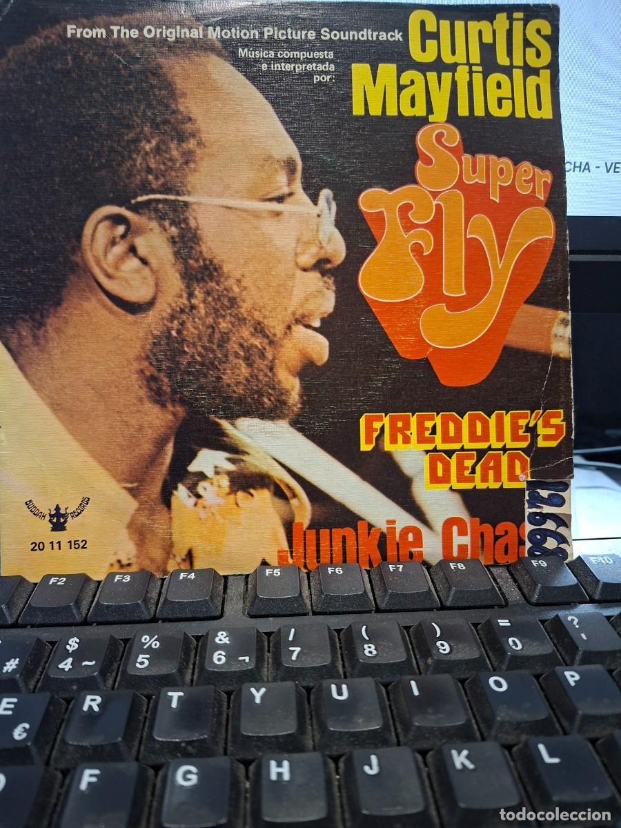 Discos de vinilo: CURTIS MAYFIELD - FREDDIE'S DEAD - DE LA BSO SUPER FLY - SINGLE DE VINILO - C- 33