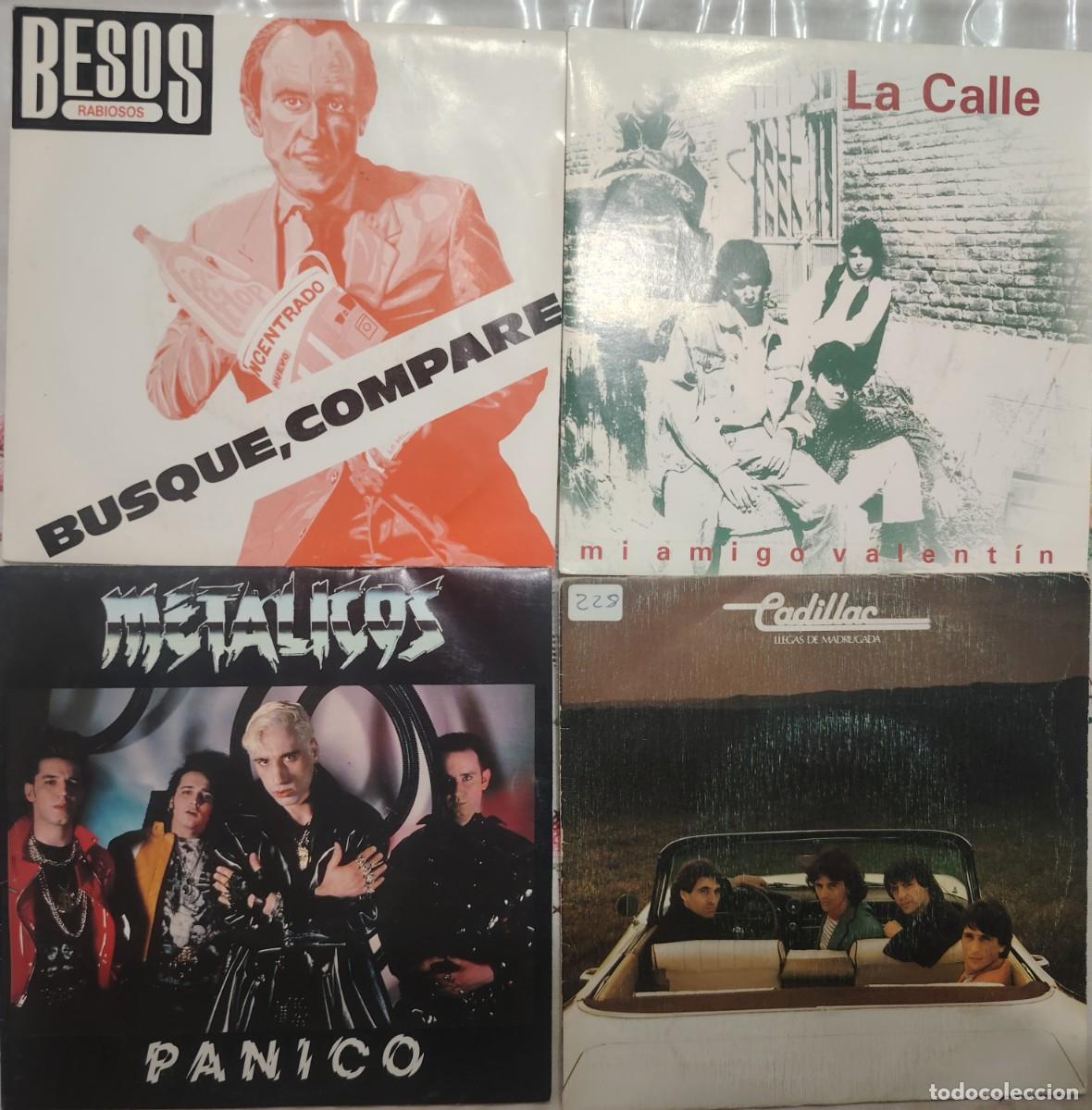 Discos de vinilo: LOTE DE 4 SINGLES POP ROCK ESPA&Ntilde;OL RAROS ORIGINALES LOTE 1 VER FOTOS