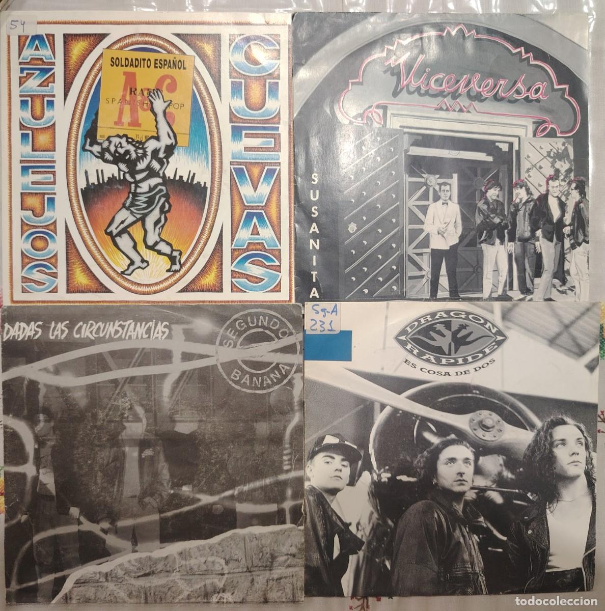 Discos de vinilo: LOTE DE 4 SINGLES POP ROCK ESPA&Ntilde;OL RAROS ORIGINALES LOTE 3 VER FOTOS