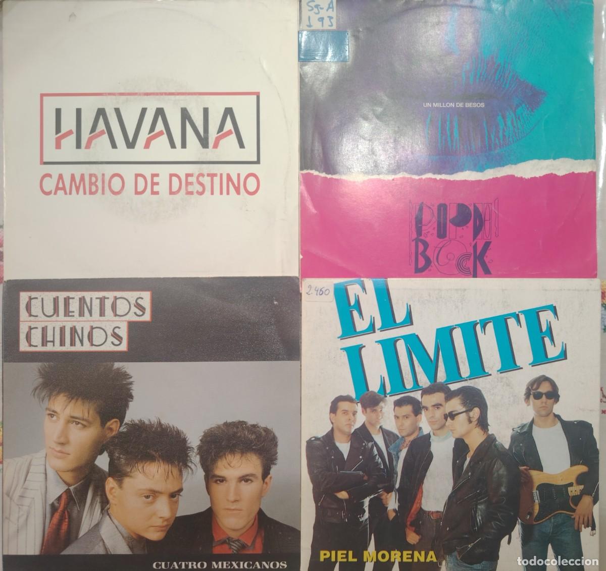 Discos de vinilo: LOTE DE 4 SINGLES POP ROCK ESPA&Ntilde;OL RAROS ORIGINALES LOTE 5 VER FOTOS