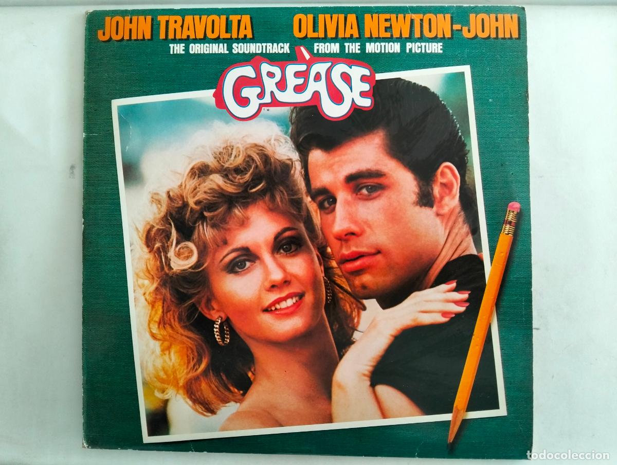 Discos de vinilo: GREASE, DISCO DOBLE LP, EDITADO POLYGRAN, A&Ntilde;O 1991