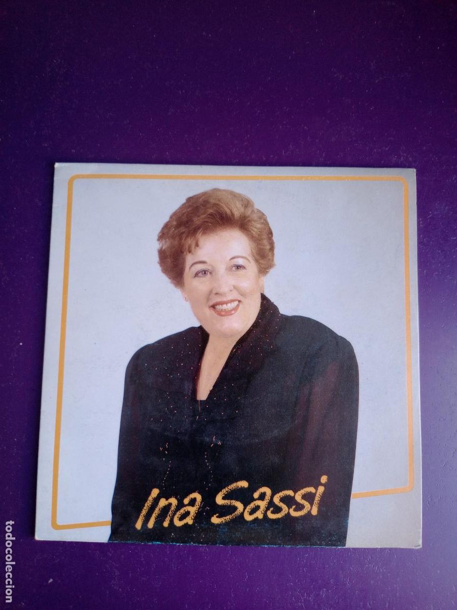 Discos de vinilo: Ina Sassi I Orquestra Sabor Latino - Sg BLAU 1992 - BOLERO BALEAR / CHA CHA CHA - NUEVO - LATIN