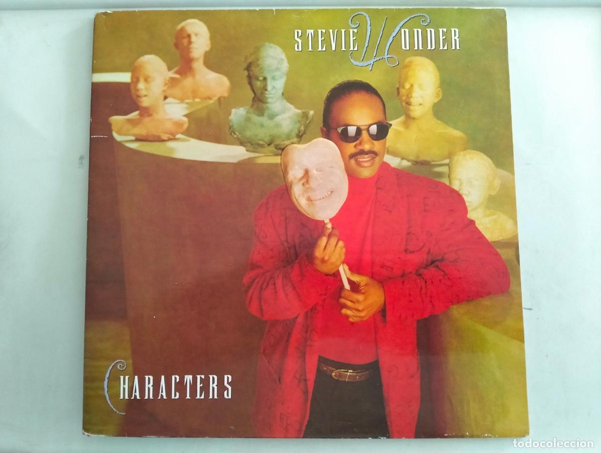 Discos de vinilo: STEVIE VONDER, DISCO LP CHARACTERS, EDITADO MOTOWN, A&Ntilde;O 1987