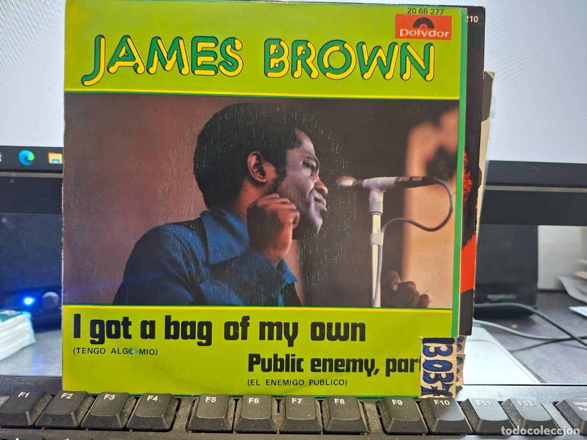 Discos de vinilo: JAMES BROWN - I GOT A BAG OF MY OWN - SINGLE DE VINILO - C- 34