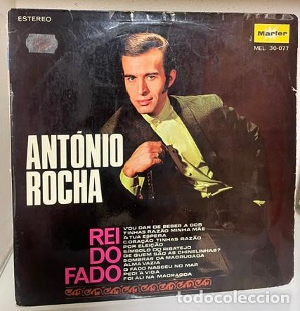 Discos de vinilo: LP - ANT&Oacute;NIO ROCHA - REI DU FADO - MARFER - A&Ntilde;O 1975