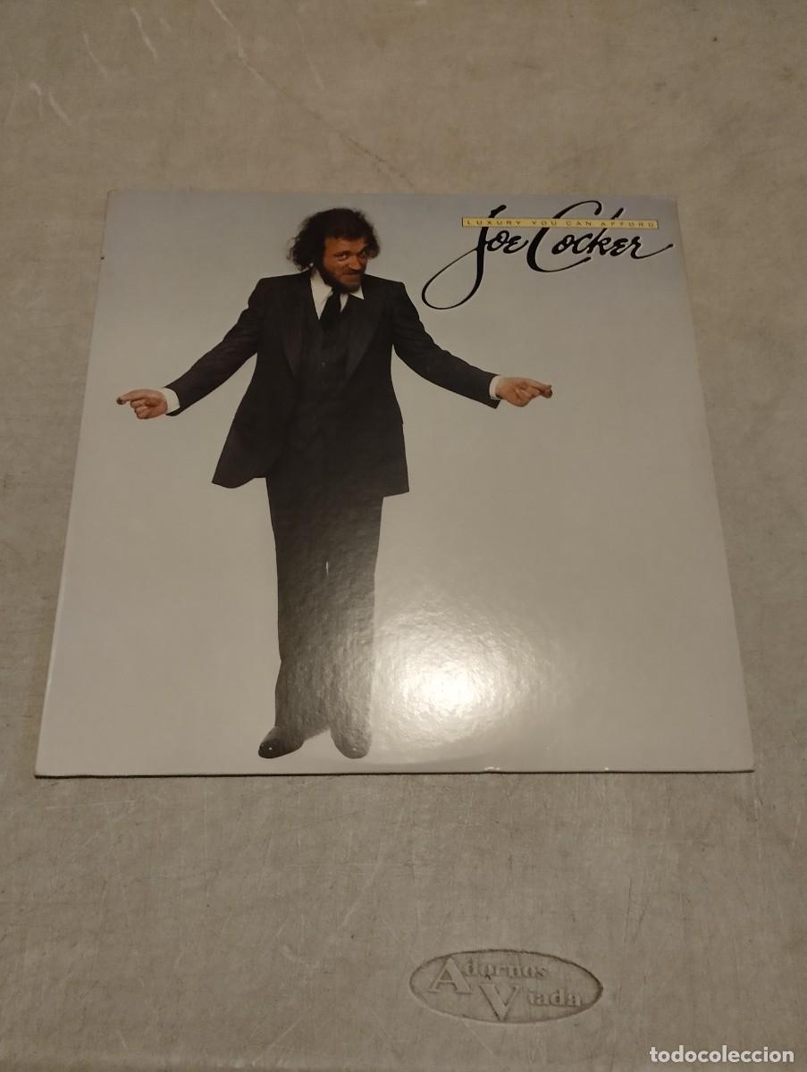 Discos de vinilo: JOE COCKER LP LUXURY YOU CAN AFFORD USA.1978 ENCARTE LETRAS