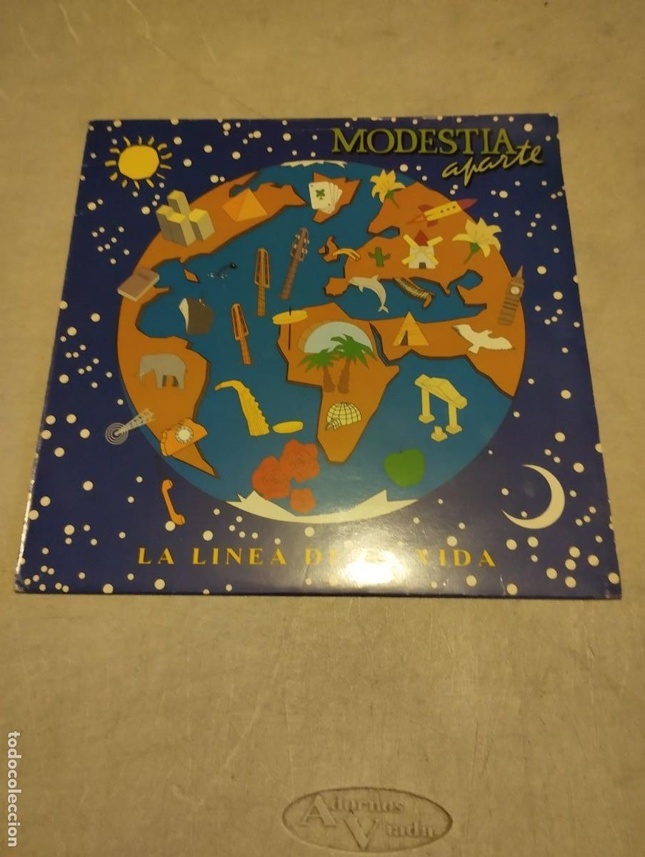 Discos de vinilo: MODESTIA APARTE LP LA LINEA DE LA VIDA