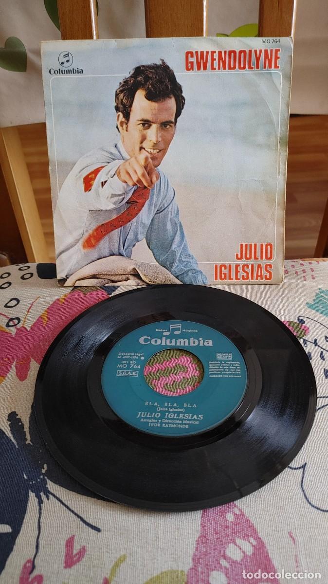 Discos de vinilo: JULIO IGLESIAS-SINGLE GWENDOLINE - Foto 1