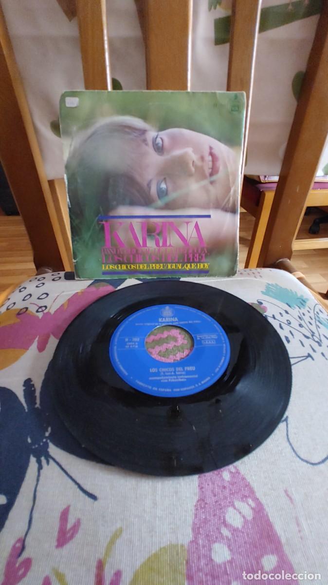 Discos de vinilo: KARINA-SINGLE LOS CHICOS DEL PREU