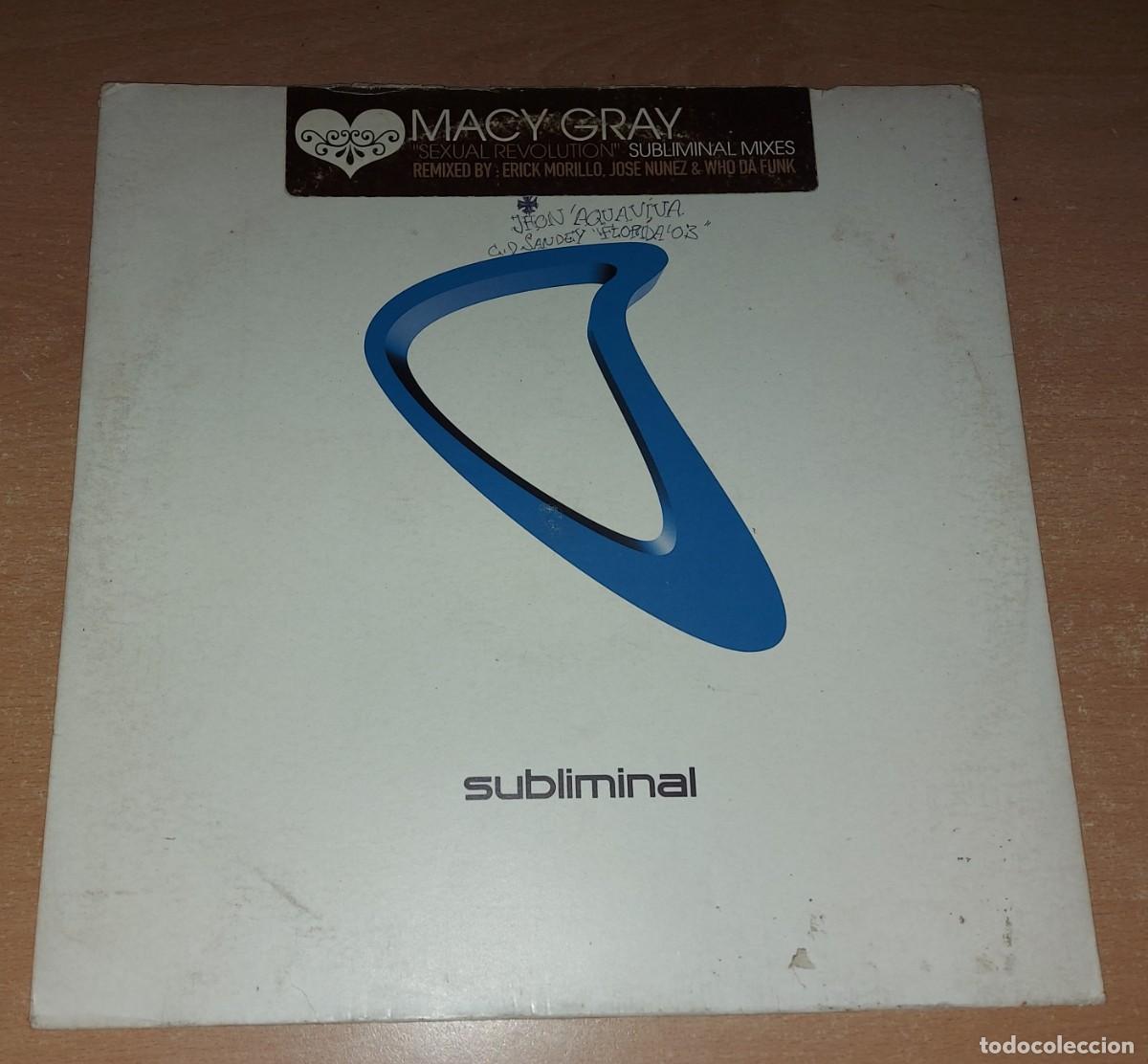 Discos de vinilo: Maxi vinilo 12&rdquo; Macy Gray &lrm; Sexual Revolution Subliminal Mixes