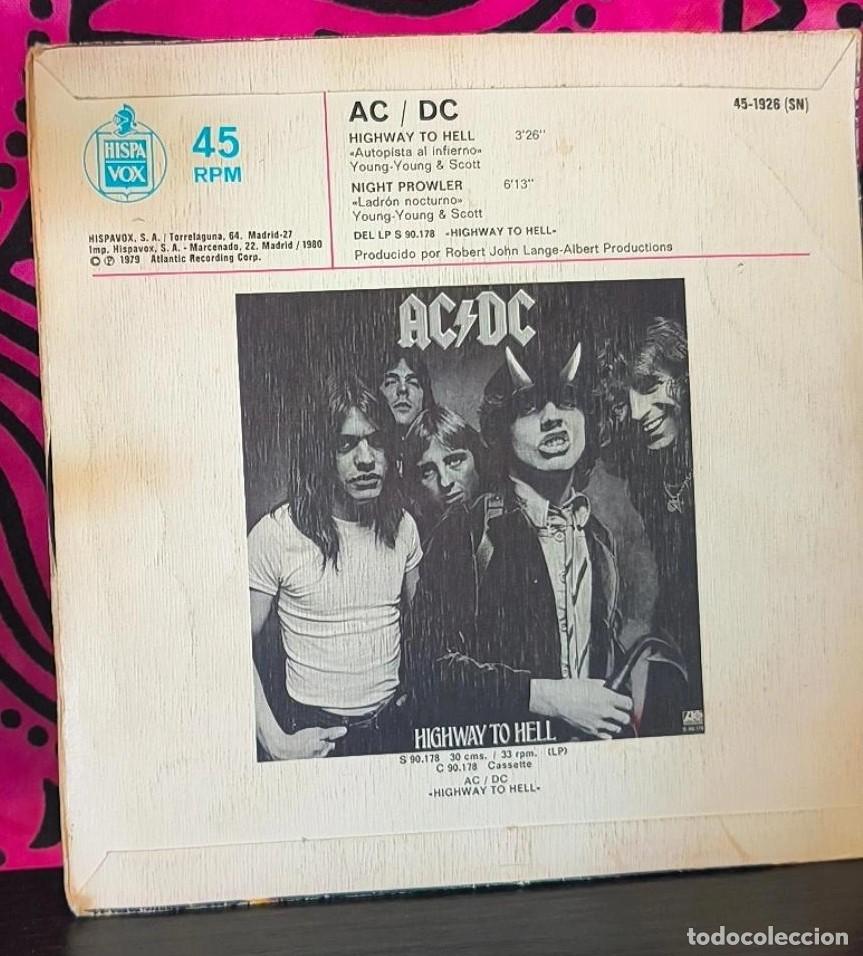 Discos de vinilo: AC/DC - HIGHWAY TO HELL SINGLE 7 - Foto 1