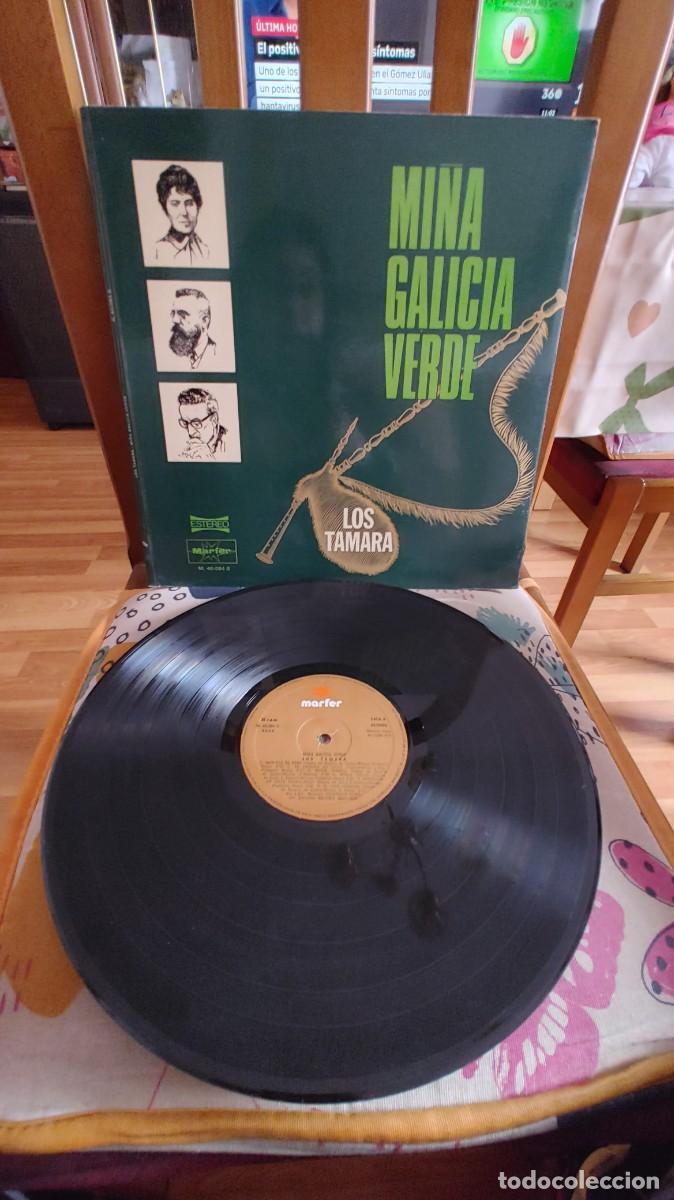 Discos de vinilo: LOS TAMARA-LP MI&Ntilde;A GALICIA VERDE-GATEFOLD-BUEN ESTADO