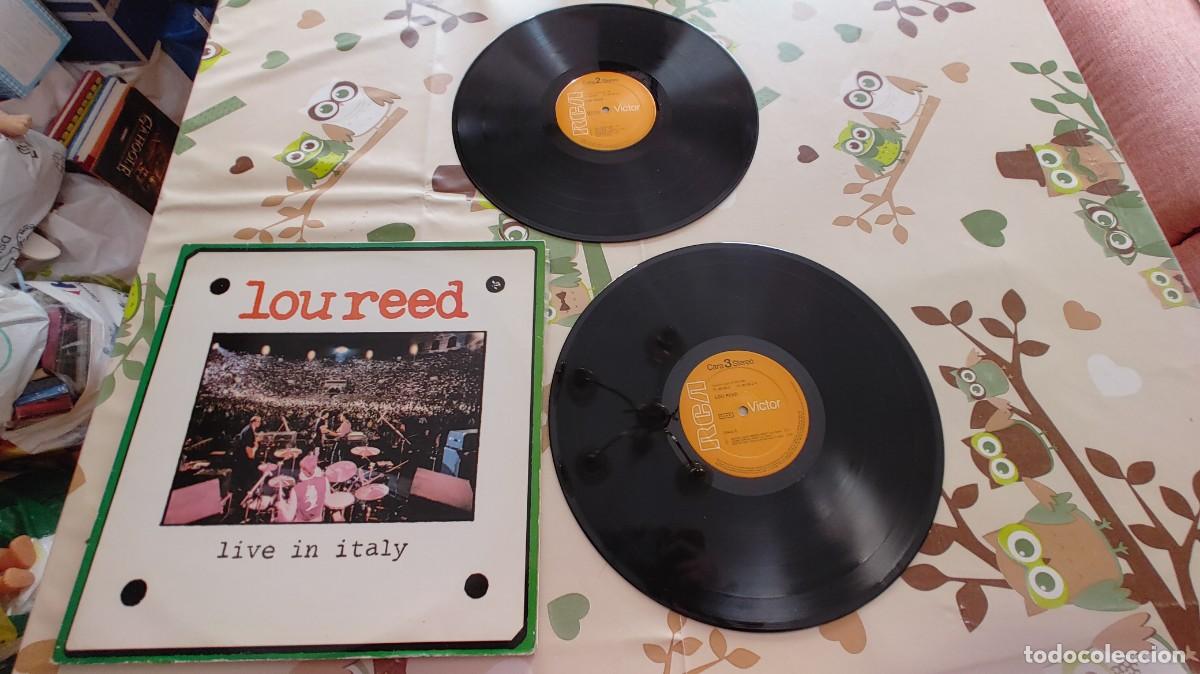 Discos de vinilo: LOU REED-LP DOBLE LIVE IN ITALY-GATEFOLD