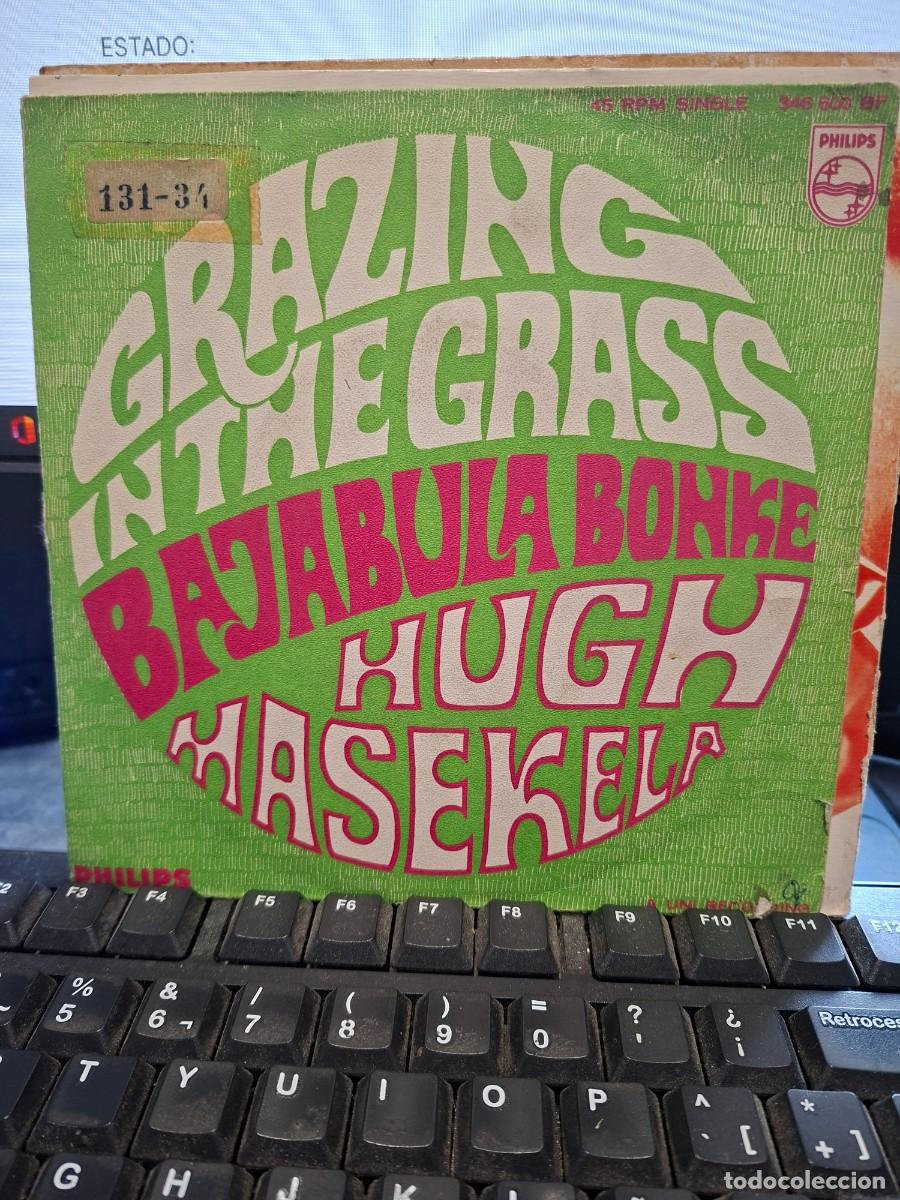 Discos de vinilo: HUGH MASEKELA - GRAZING IN THE GRASS - SINGLE DE VINILO - C- 34