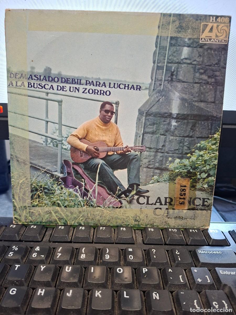 Discos de vinilo: CLARENCE CARTER - TOO WEAK TO FIGHT - SINGLE DE VINILO - C- 34