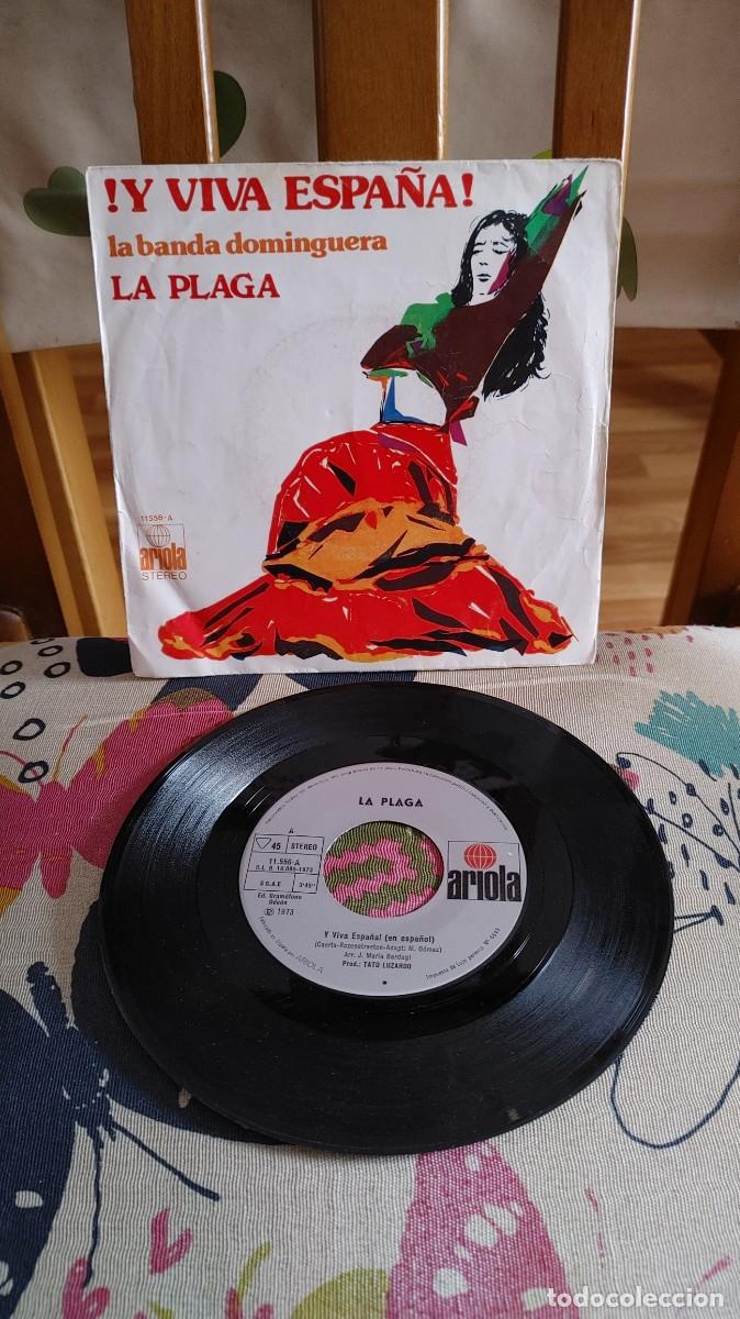 Discos de vinilo: LA PLAGA-SINGLE Y VIVA ESPA&Ntilde;A
