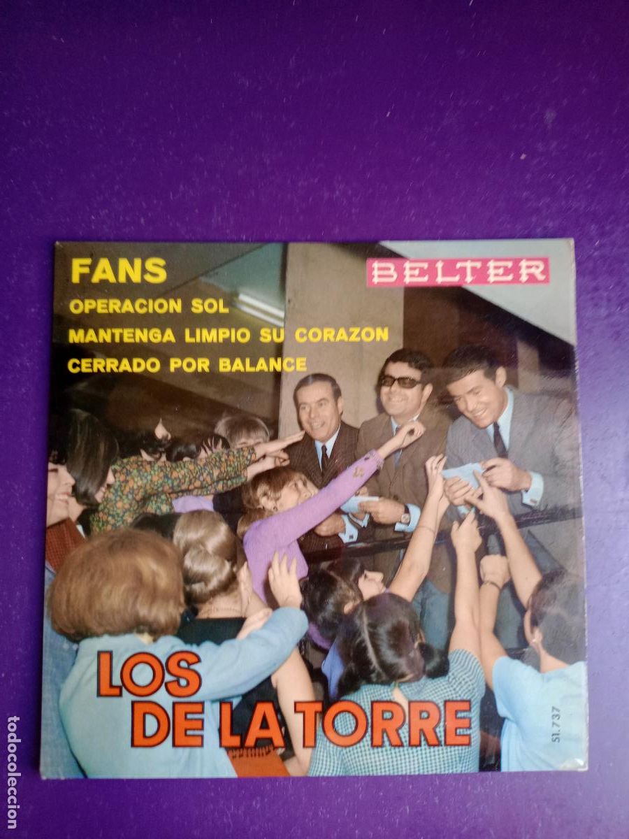 Discos de vinilo: Los De La Torre &ndash; Fans +3 EP BELTER 1966 - POP - SIN APENAS USO