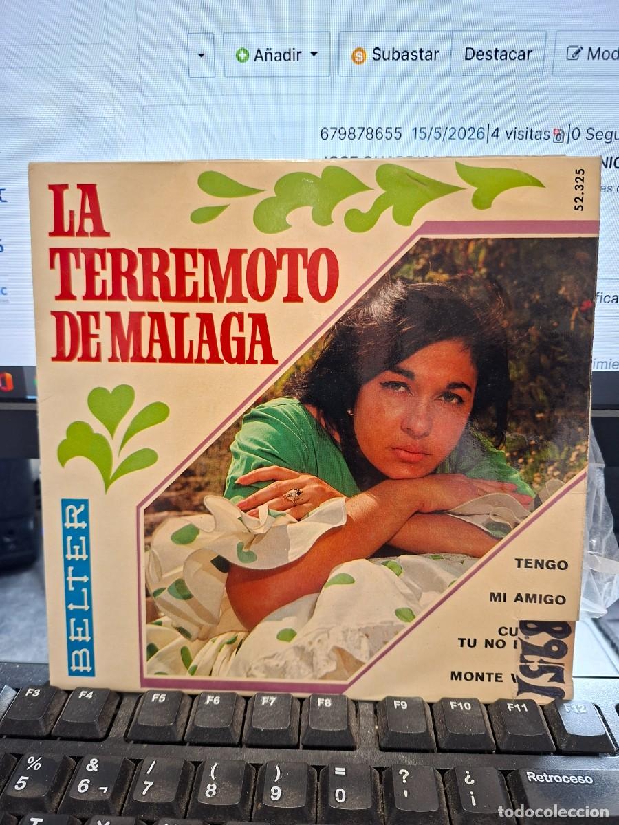 Discos de vinilo: LA TERREMOTO DE MALAGA - TENGO - EP DE VINILO - C- 57