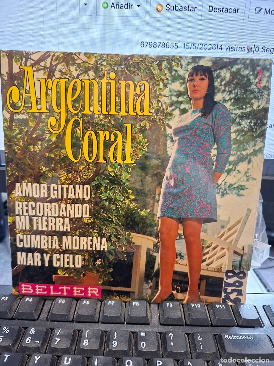 Discos de vinilo: ARGENTINA CORAL - AMOR GITANO - EP DE VINILO - C- 57