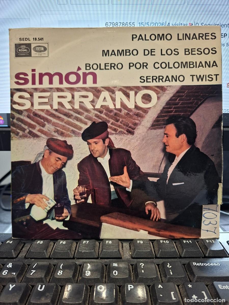 Discos de vinilo: SIMON SERRANO - PALOMO LINARES - EP DE VINILO - C- 57
