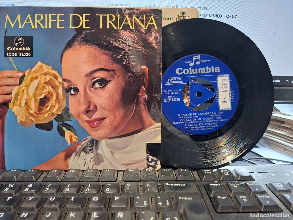 Discos de vinilo: MARIFE DE TRIANA - PU&Ntilde;ALAITAS LENTAS - EP DE VINILO - C- 57