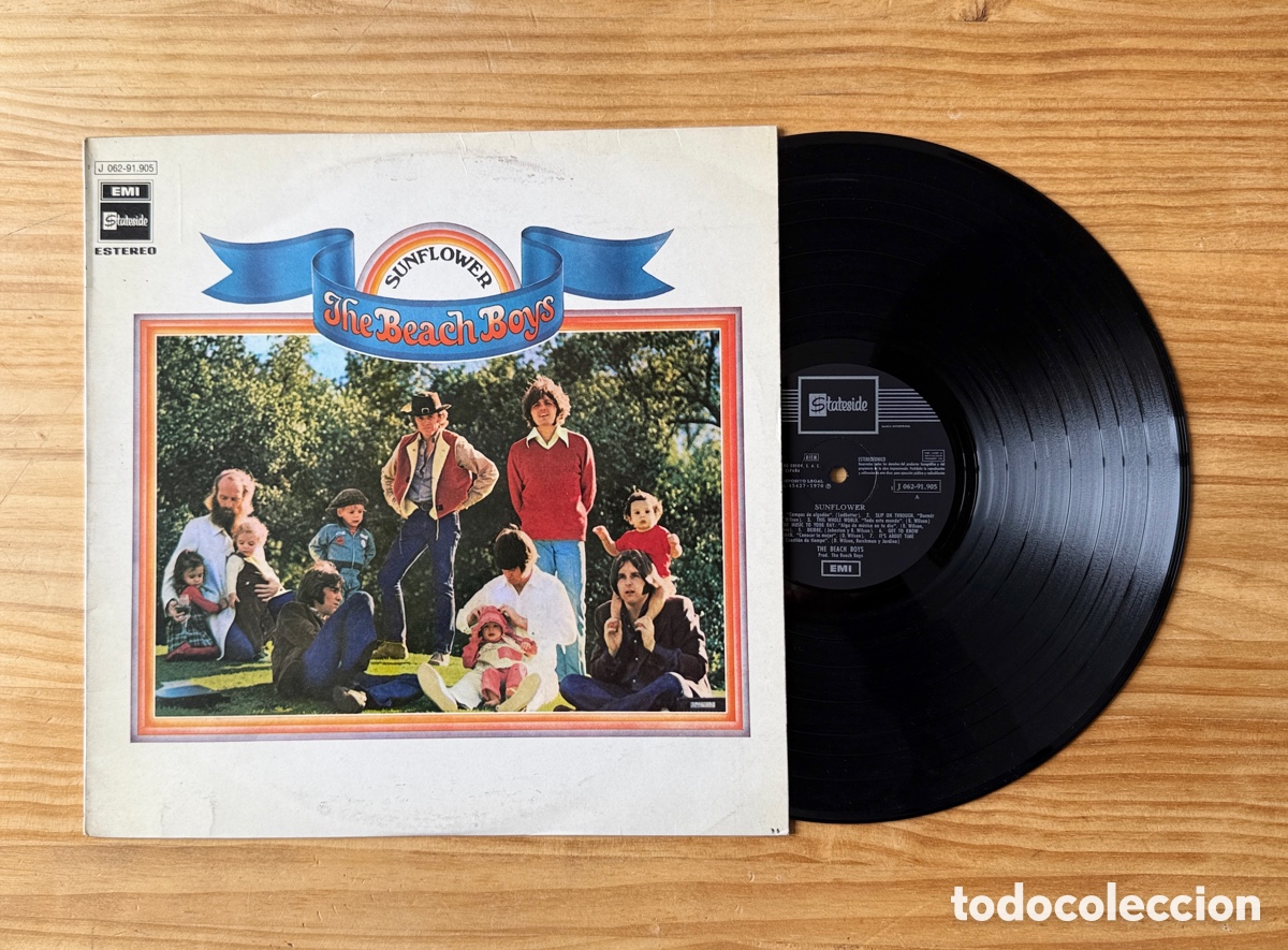 Discos de vinilo: The beach boys - Sunflower. Spain 1970