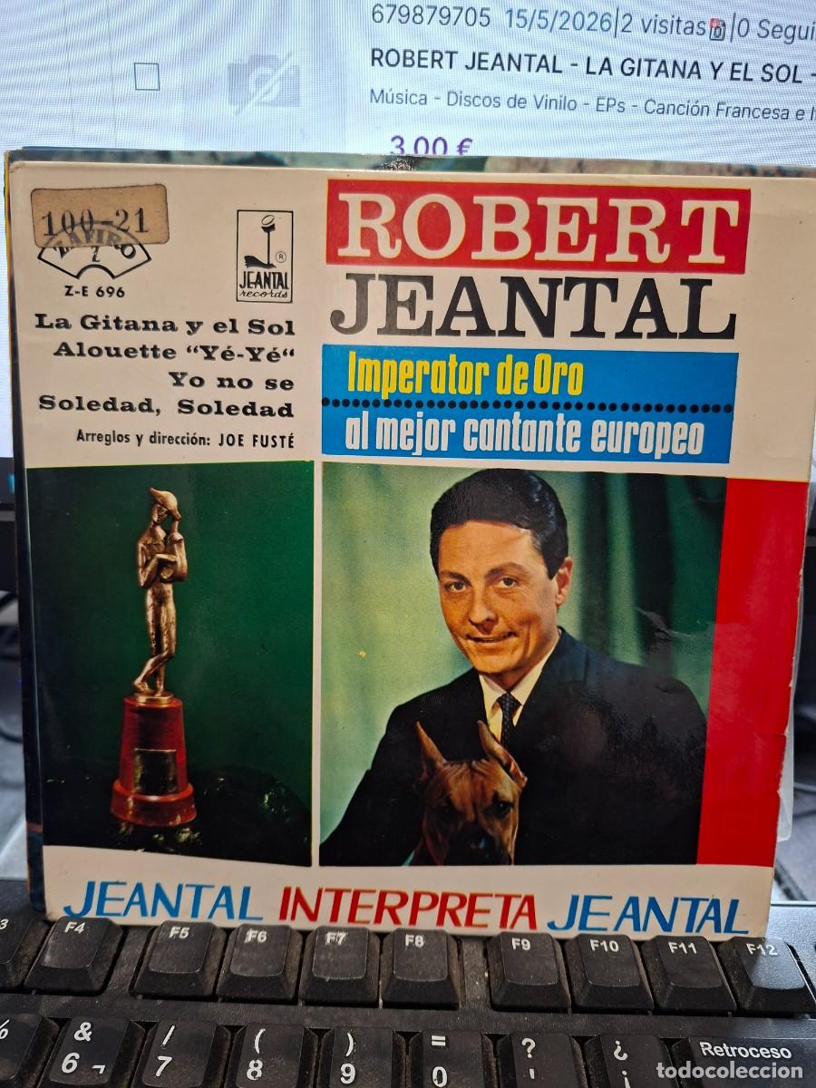 Discos de vinilo: ROBERT JEANTAL - LA GITANA Y EL SOL - EP DE VINILO - C- 57