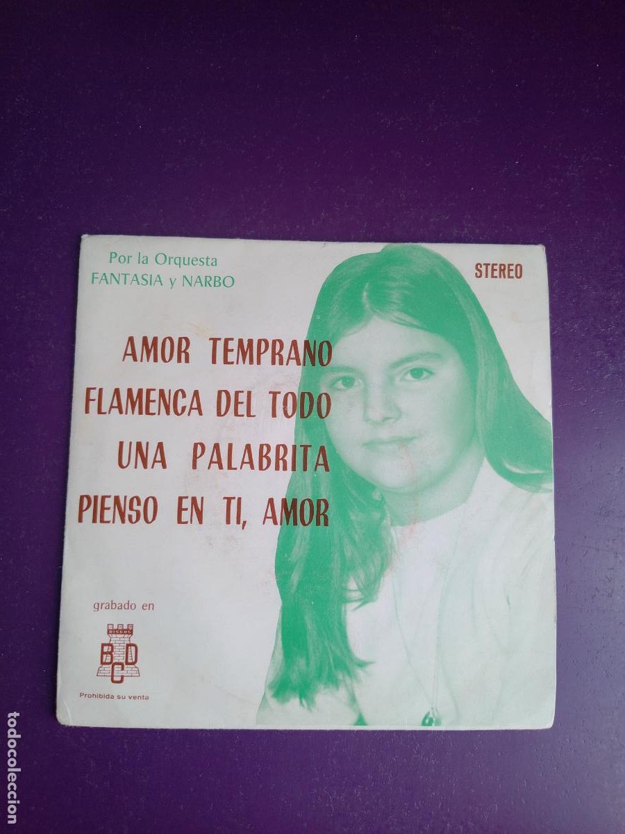 Discos de vinilo: ORQUESTA FANTASIA Y NARBO EP BCD 1975 - Amor Temprano / Flamenca Del Todo +2 - JAZZ LOUNGE