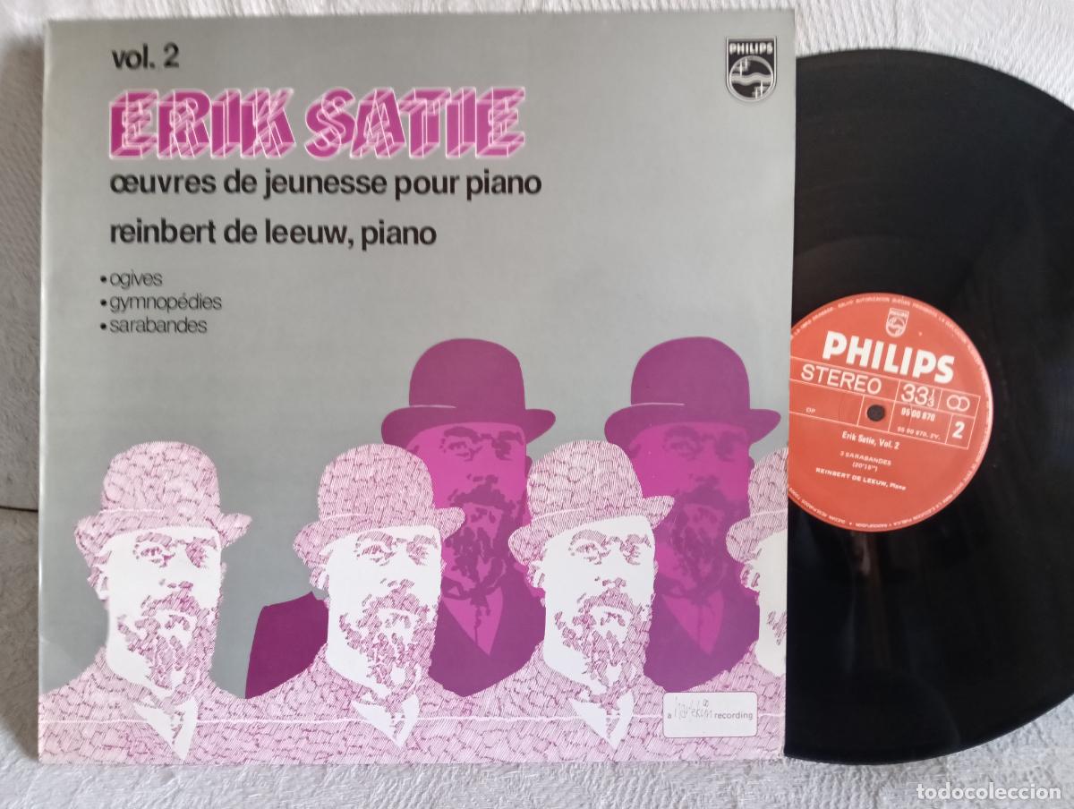 Discos de vinilo: ERIK SATIE Vol.2 Oeuvres de jeunesse pour piano Lp NUEVO.Ver titulos y dem&aacute;s informaci&oacute;n en fotos.