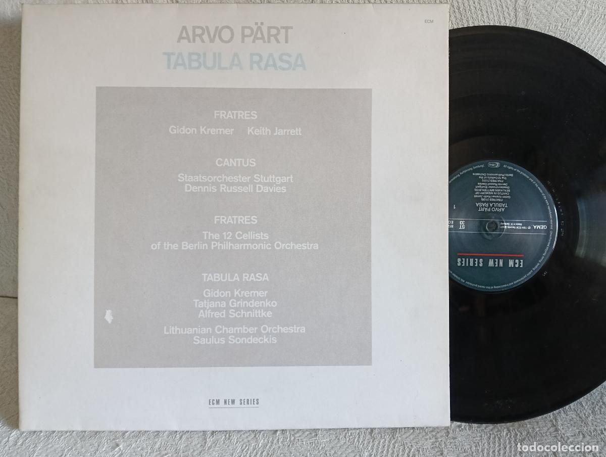 Discos de vinilo: ARVO PART Tabula Rasa Lp NUEVO Portada doble.Ver titulos y dem&aacute;s informaci&oacute;n en fotos.