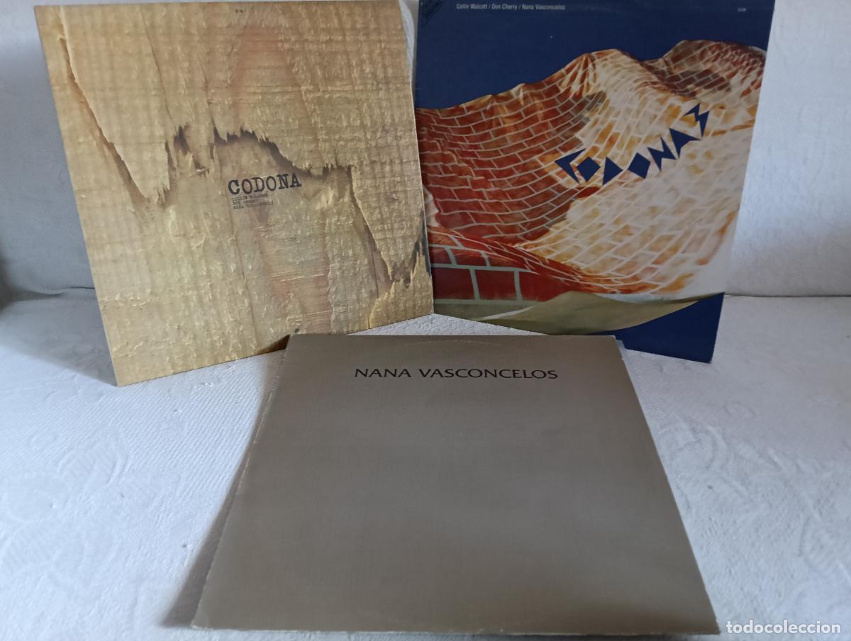 Discos de vinilo: NANA VASCONCELOS Lote 3 Lps NUEVOS.Ver titulos y dem&aacute;s informaci&oacute;n en fotos.Posible venta por separ