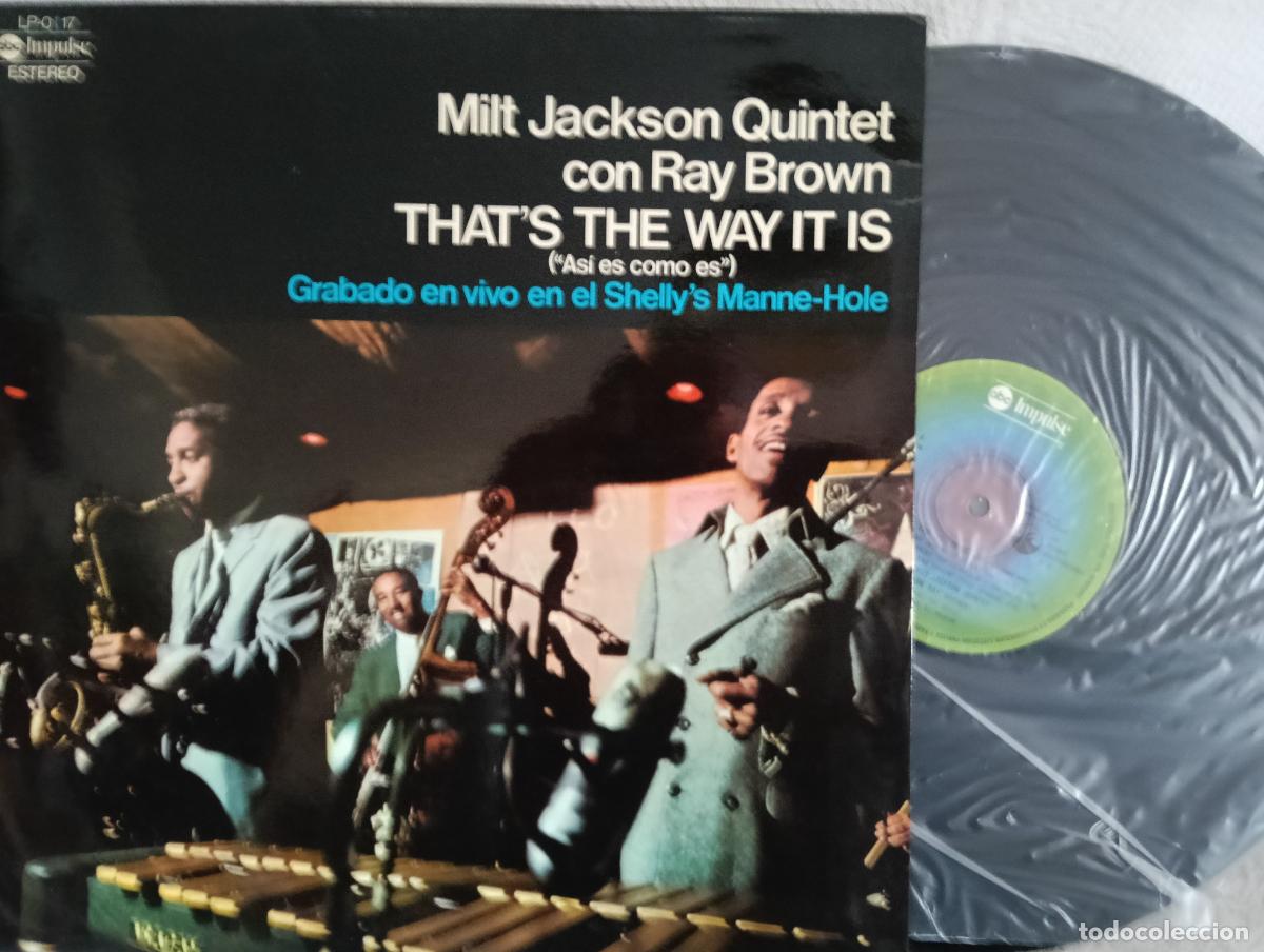 Discos de vinilo: MILT JACKSON WUINTET CON RAY BROWN That's The Way It Is Lp doble NUEVO.Ver titulos y dem&aacute;s informaci