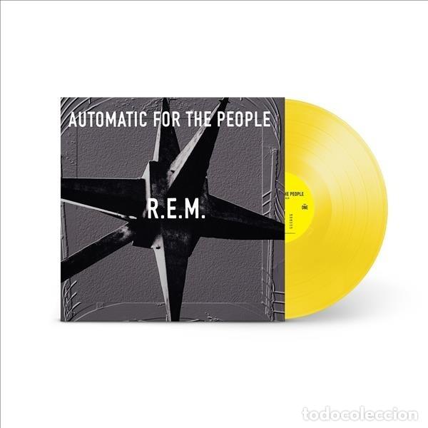 Discos de vinilo: LP REM AUTOMATIC FOR THE PEOPLE VINILO AMARILLO - Foto 1