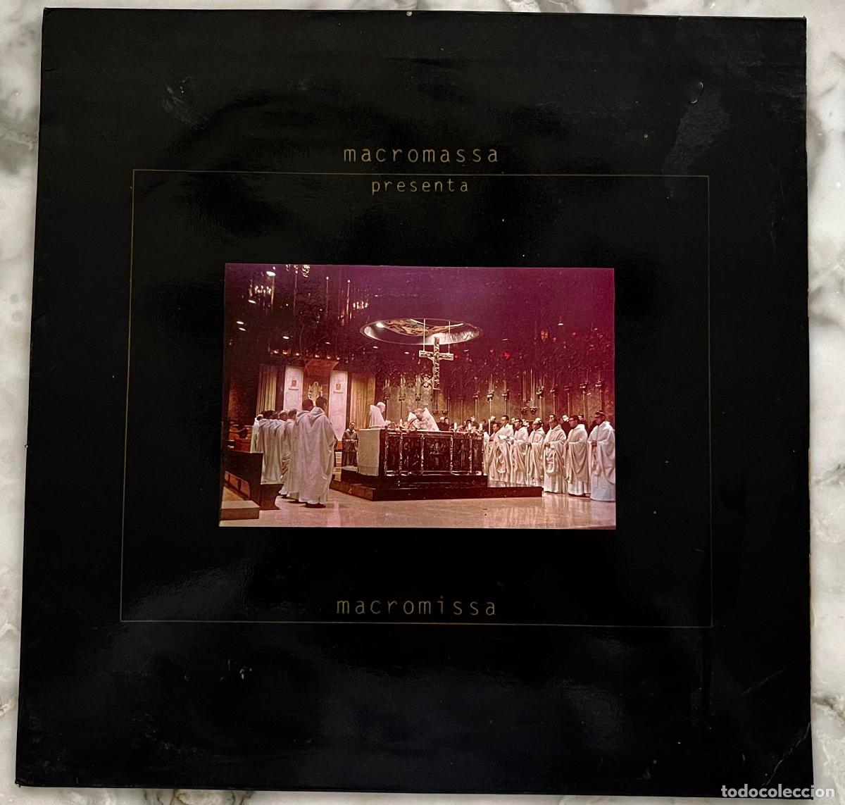 Discos de vinilo: MACROMASSA. MACROMISSA. SOLO PORTADA LP ESPA&Ntilde;A ESPLENDOR GEOMETRICO DISCOS
