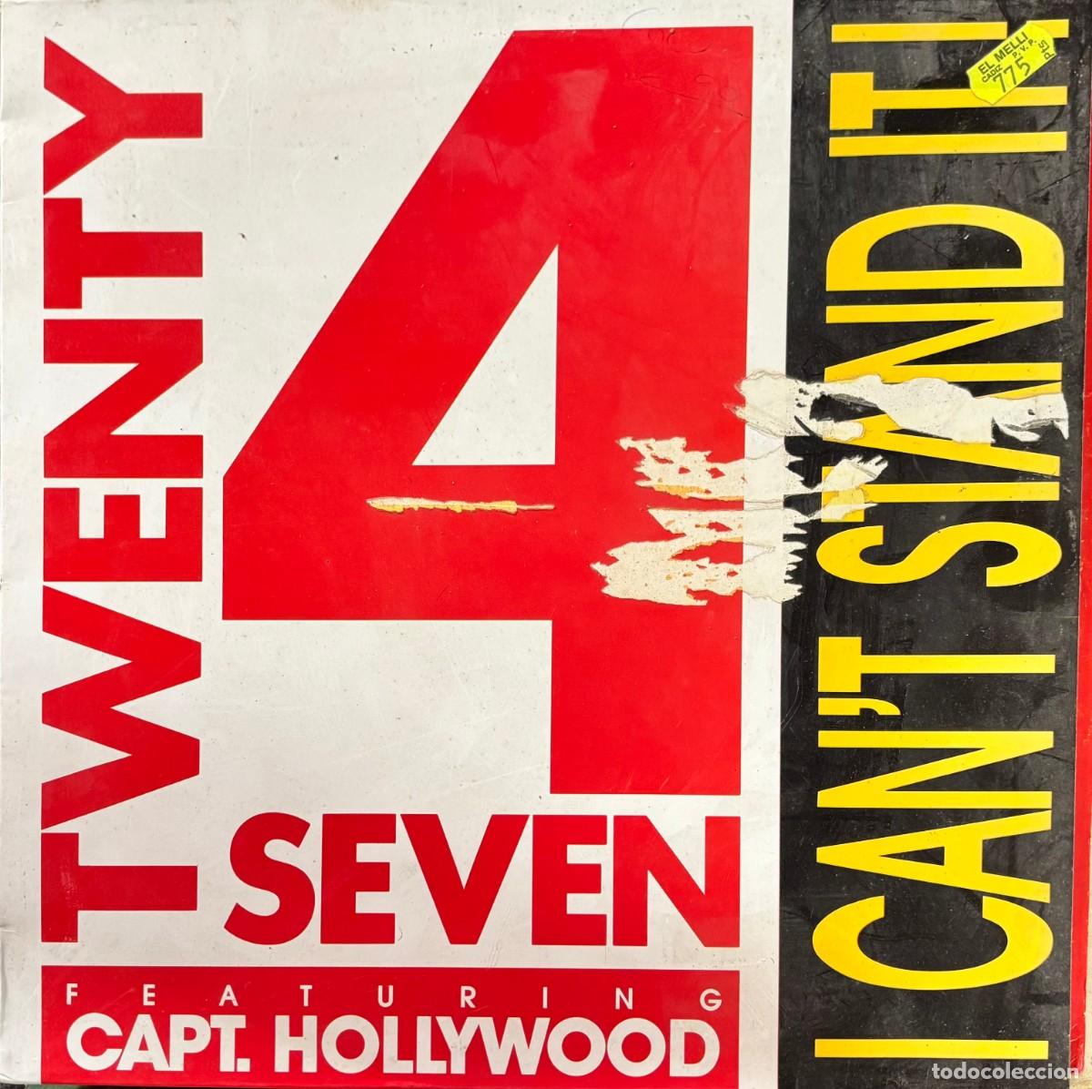 Discos de vinilo: LP MAXI SINGLE TWENTY 4 SEVEN FEATURING CAPT. HOLLYWOOD &ndash; I CAN'T STAND IT!. LP-GEXT-873