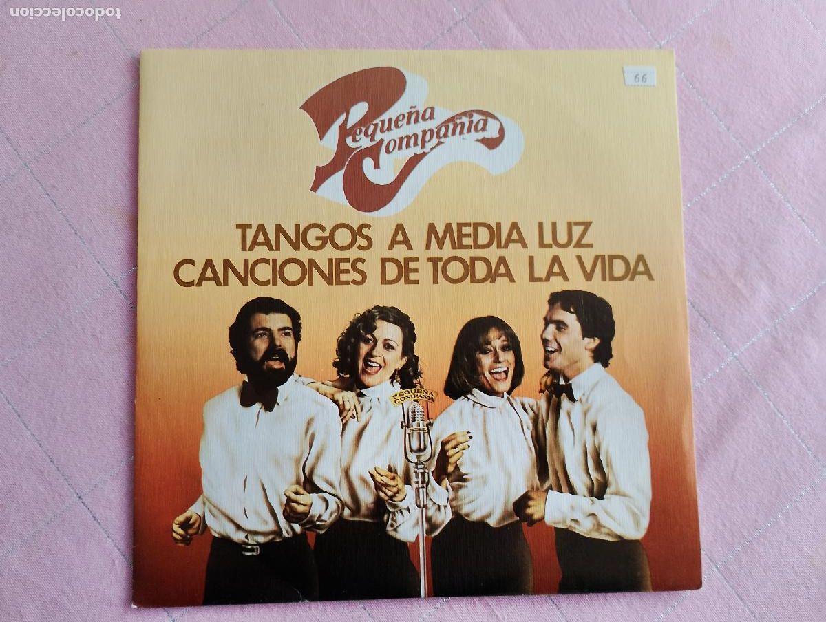 Discos de vinilo: Peque&ntilde;a Compa&ntilde;&iacute;a &ndash; Tangos A Media Luz / Canciones De Toda La Vida, 1981