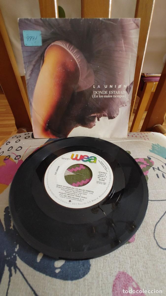 Discos de vinilo: LA UNION-SINGLE DONDE ESTABAIS