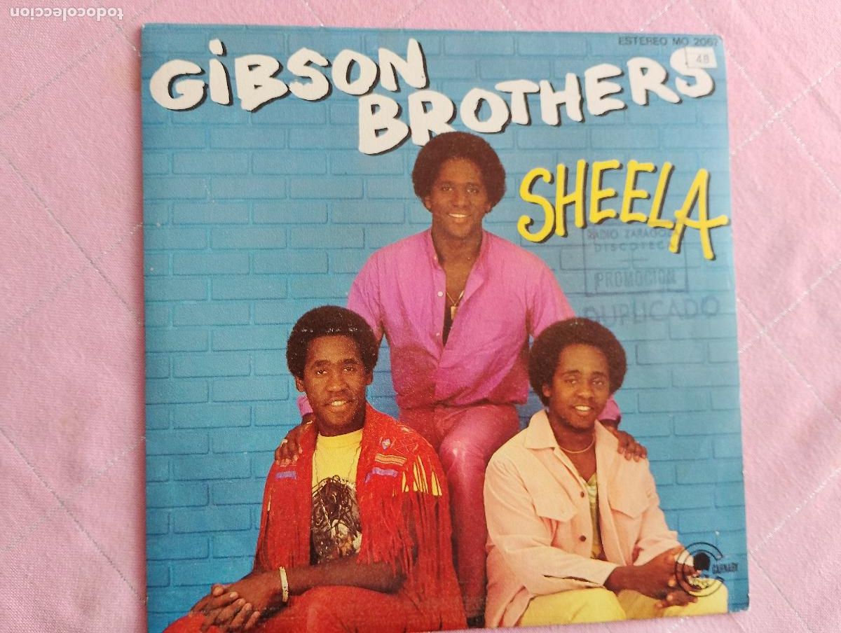 Discos de vinilo: Gibson Brothers &ndash; Sheela, promocional, ed espa&ntilde;ola, 1981