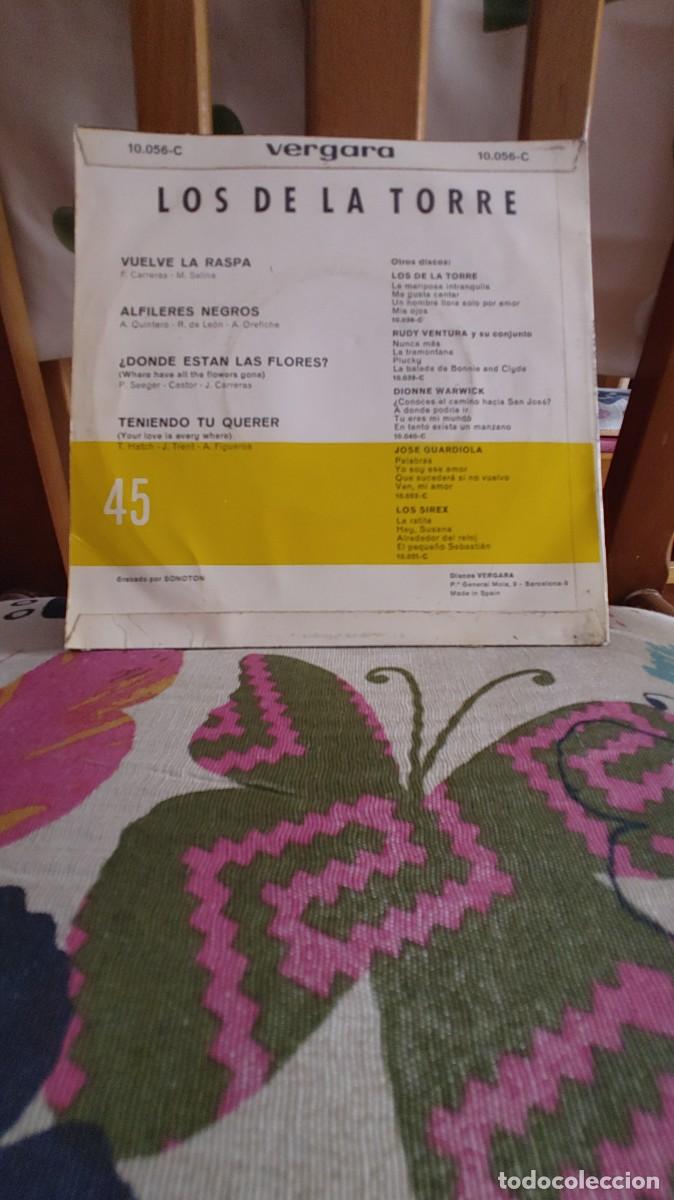 Discos de vinilo: LOS DE LA TORRE-EP VUELVE LA RASPA +3 - Foto 2