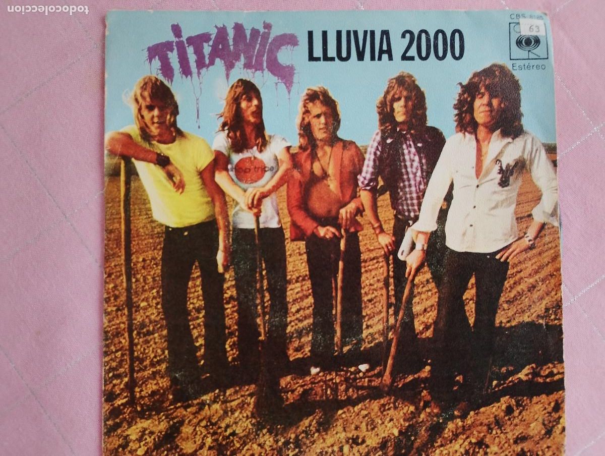 Discos de vinilo: Titanic &ndash; Rain 2000 (Lluvia 2000) / Blond, ed espa&ntilde;ola, 1972